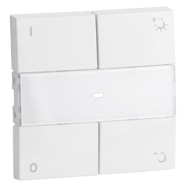 COV PLAT F/DIMMER SWITCH WHITE image 2