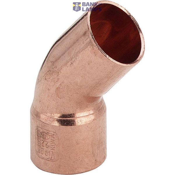 Copper elbow 45˚ 15 in. image 1