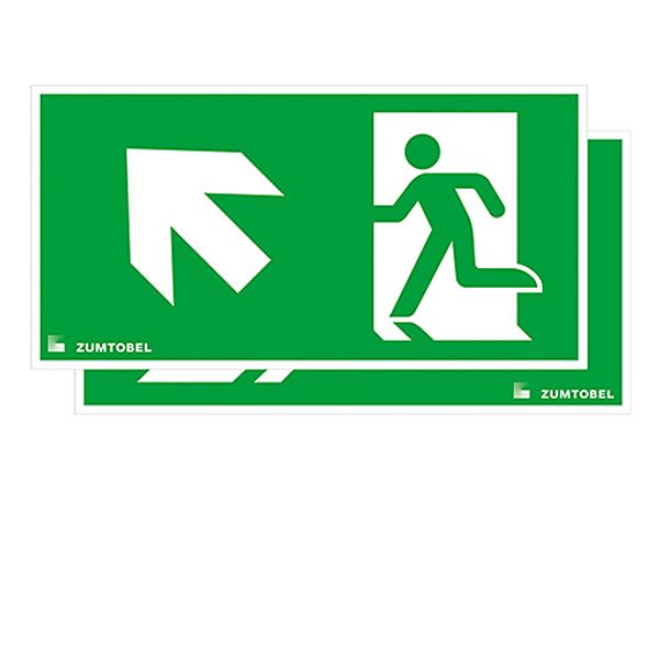 CROSSIGN 160 SP2-E002-UPLR - Escape sign image 1