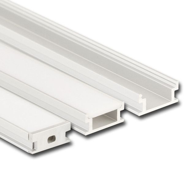 Step-on aluminum profile BD, 19x9 mm, without diffuser, 2 m image 1