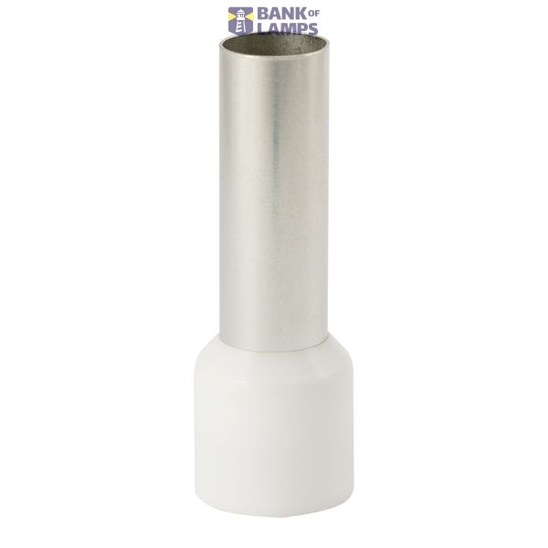 Single insulated sleeve terminal HI 25.0/22-bi white, Al/Cu image 1