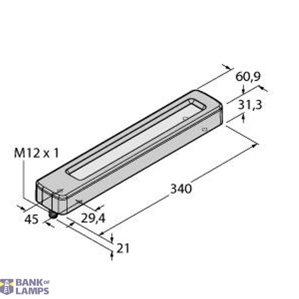 LED Linear Light In the Metal Housing   WLC60XW340GAR image 1