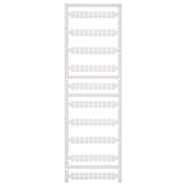 MultiFit, Terminal marker, 9 x 6 mm, Pitch in mm (P): 6.00 WAGO, Legrand, white image 2
