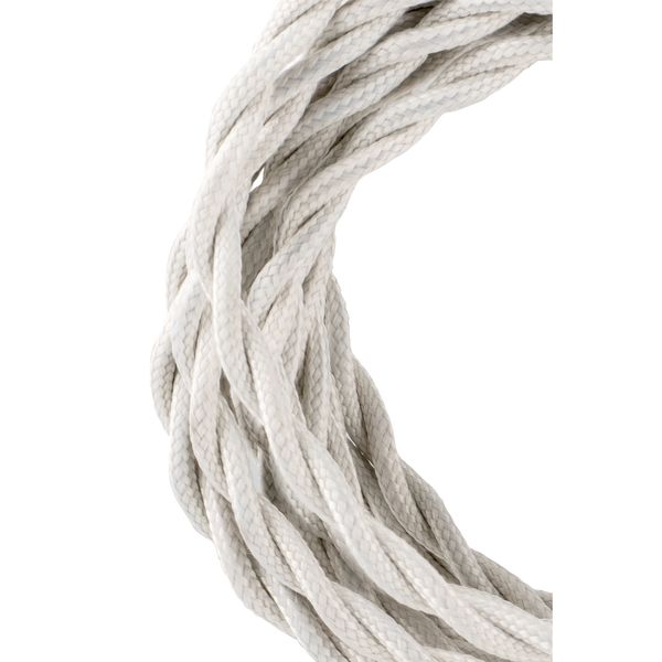Textile Cable Twisted 2C Beige 3m image 1