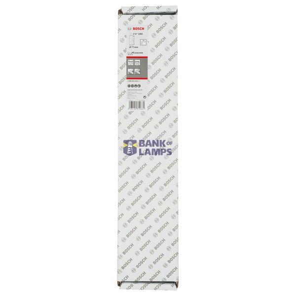 Diamond wet core cutter 1 1/4" UNC Best for Concrete 77 mm, 450 mm, 7 segments, 11.5 mm image 2
