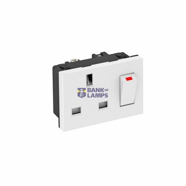 STD-BS0G RW1.5 Kontaktligzda 0°, vienvietīga GB standarts ar slēdzi image 1