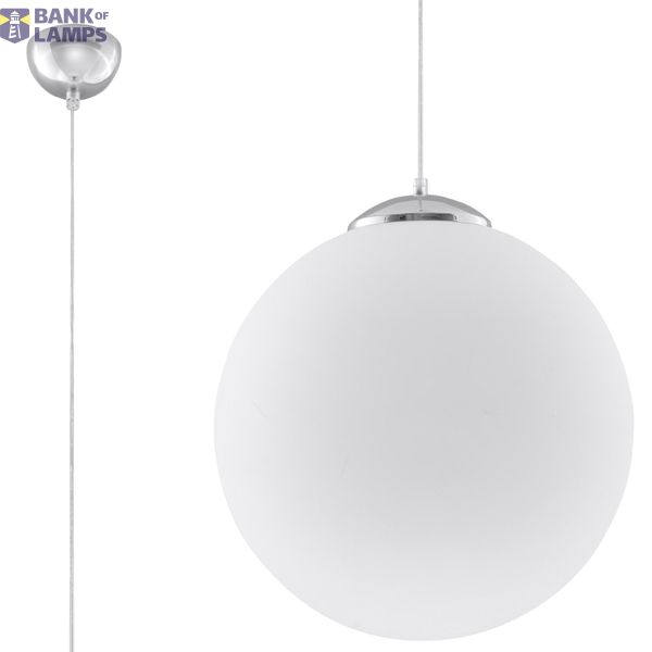 HANGING LAMP UGO 30 CHROME E27 1X60W IP20 image 3