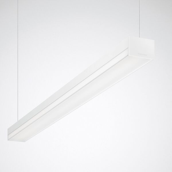 Suspended luminaires Solvan Flow H Prisms White rectangular ETDD 47W 6300lm Wide reduced glare UGR19 (W19) IK03 3 SDCM 7358451 image 1