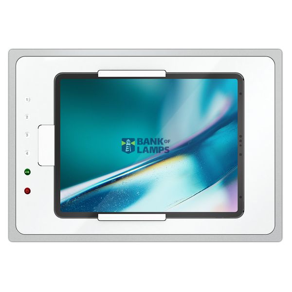Docking station for iPad mini with USB-C charging port, white image 1