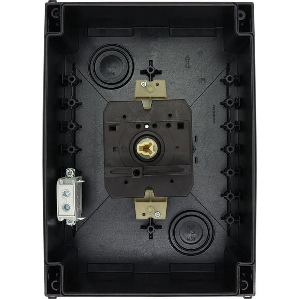 T5-4-15682/I5/SVB-SW Main switch, T5, 100 A, surface mounting, 4 contact unit(s), 6 pole, 1 N/O, 1 N/C, STOP function, With black rotary handle and locking ring, Lockable image 24