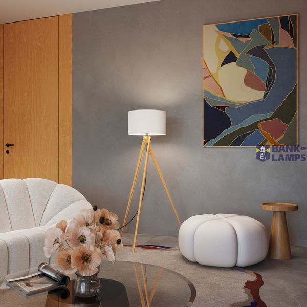 Floor lamp NATT white image 8