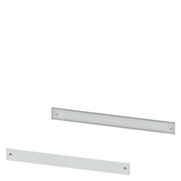 SIVACON, base covers, for cabinet sides, H: 100 mm, D: 1000 mm, RAL 7035 image 2