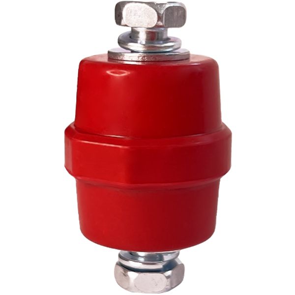 Busbar Insulator SM408R red, h=40mm, M8 image 1