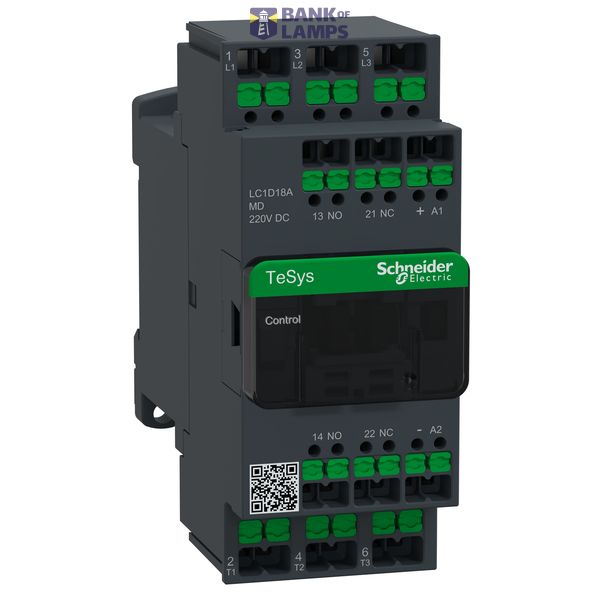 CTR Deca 18A 3P 220V DC Snap-in image 1