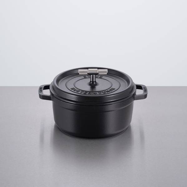 COCOTTE / 9.45 INCHES / CROSS / STAUB / BLACK / STEEL image 2