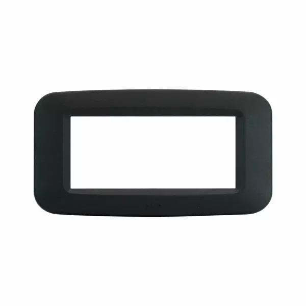 YES MOULDED FR.PLATE 4M. NOIR GREY image 1