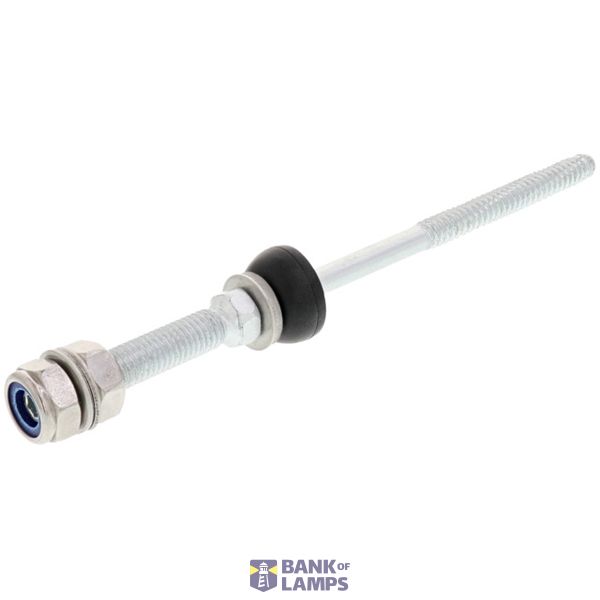 Hanger bolt A2 for metal L 8x125mm M10x50mm image 1