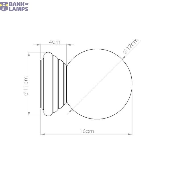 Wall lamp ZORI peach IP44 image 9