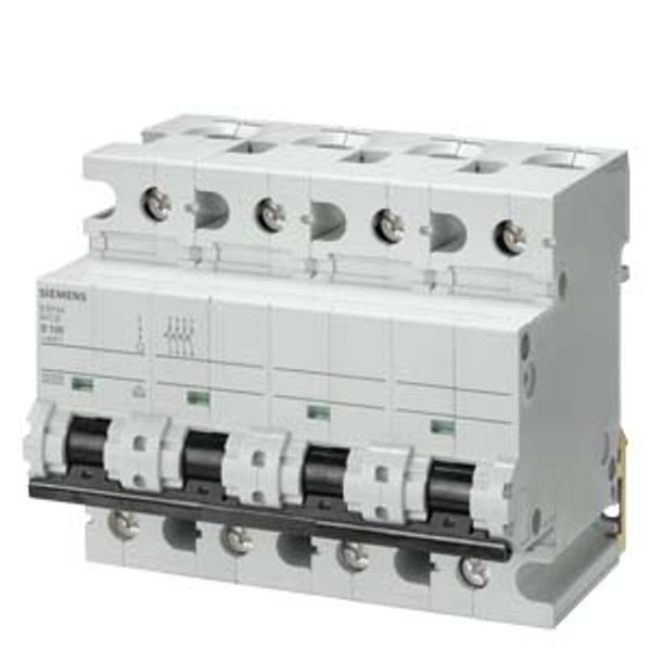 Miniature circuit breaker 400 V 10 kA, 4-pole, D, 80 A, D=70 mm image 1