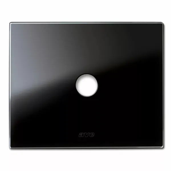 NEW STYLE PLATE AB.BLACK GLASS 1CON image 1