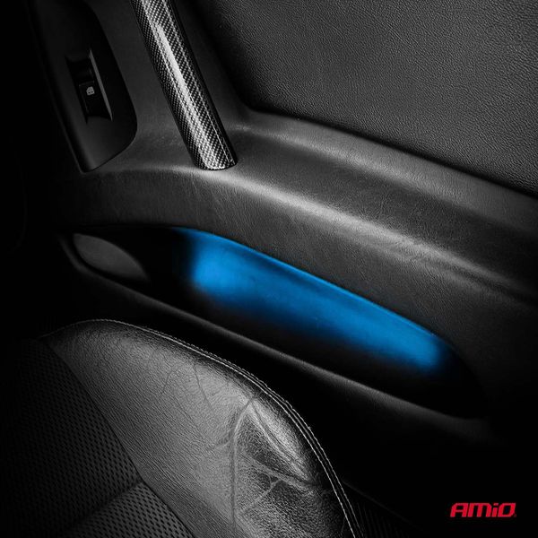 Flexible LED COB strips, blue 2x30 cm 12 V AMIO-04571 image 1