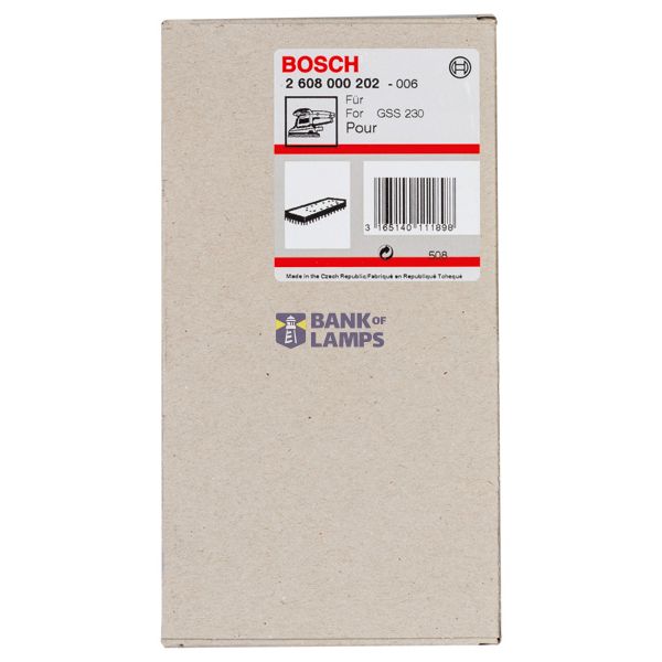 Sanding plate 185 x 93 mm image 1