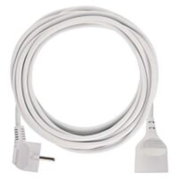 EMOS Extension cord 7m 1 socket white PVC 1.5mm2 image 1