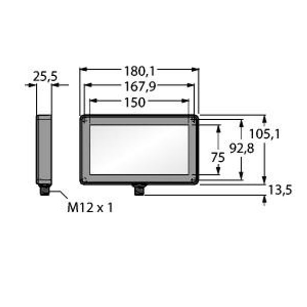 Vision System Backlight   LEDWB75X150PW2-XQ image 1