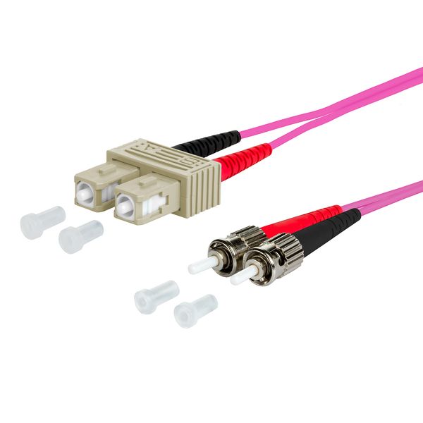 OpDAT patch cord SC-D/2xST OM4, 1.0 m image 1