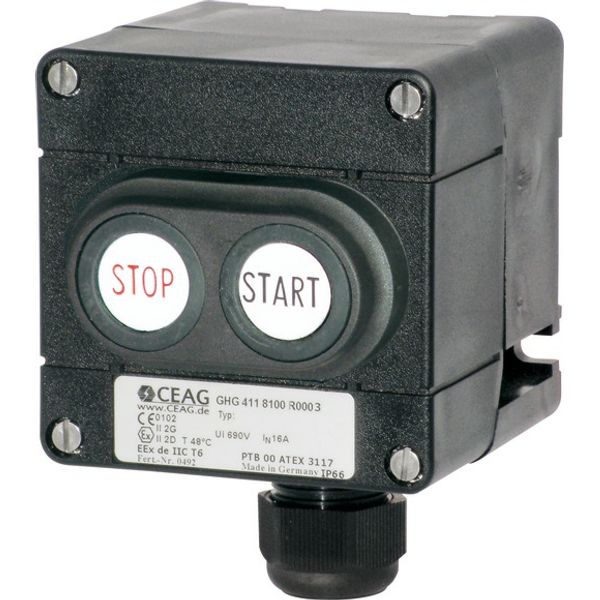T0-1-8214/I1 Changeoverswitches, T0, 20 A, surface mounting, 1 contact unit(s), Contacts: 2, 45 °, momentary, With 0 (Off) position, with spring-return from both d image 75