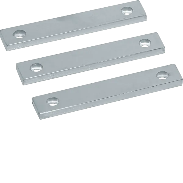 Cu rails, univers, converter tab 30x10x170mm, tin-plated. 3 pieces in a set image 1
