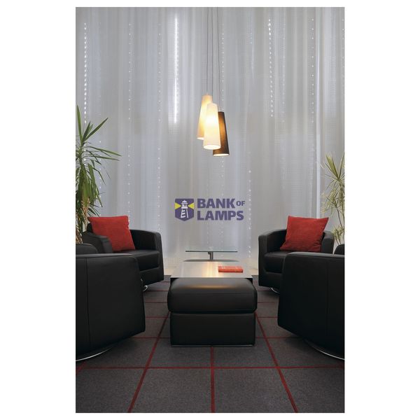 SOPRANA CONE PD-2 pendant lumin., E14 max.3x40W, textile sh. image 3