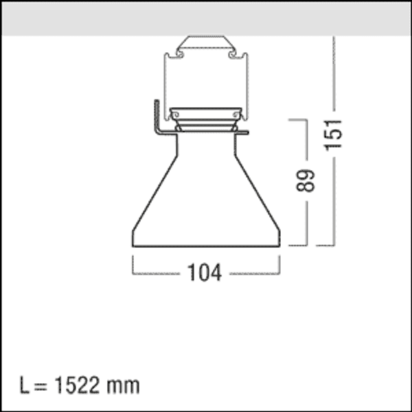 TECTON MPO LED6500-840 L1500 LDE WH - LED continuous-row luminaire image 5