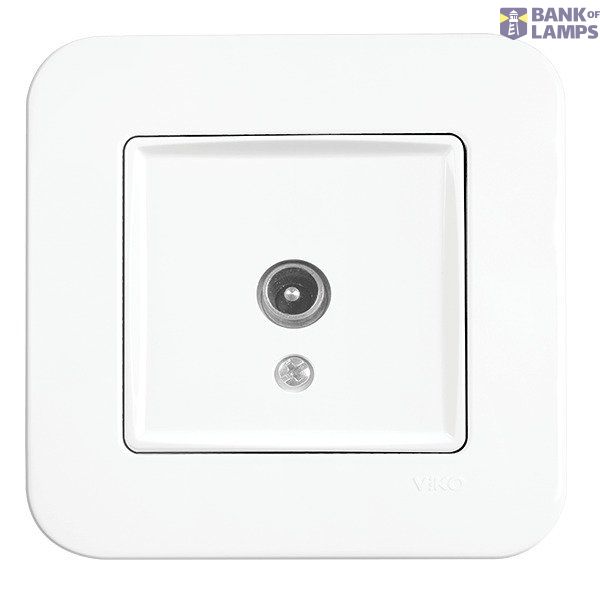 Linnera-Rollina TV Socket Transitive (8-12-dB) White image 1