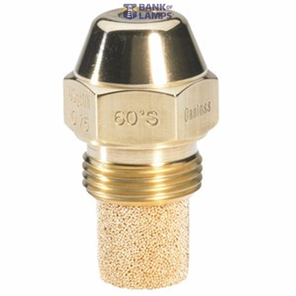 Oil Nozzles, OD S, 1.75 gal/h, 6.55 kg/h, 60 °, Solid image 1