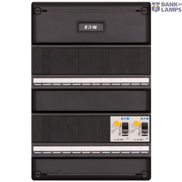Systeem 55 consumer unit + 2x RCD 2-pole 40A, 30mA, A image 1