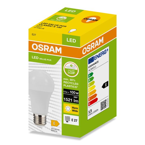 LEDPCRCLA100 13W/827 230VFR E27 FS1OSRAM image 2