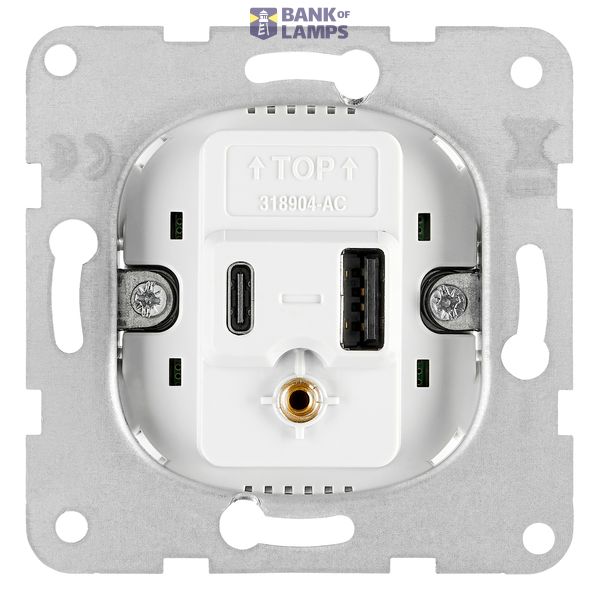 USB A+C charging port 5V 3A image 1