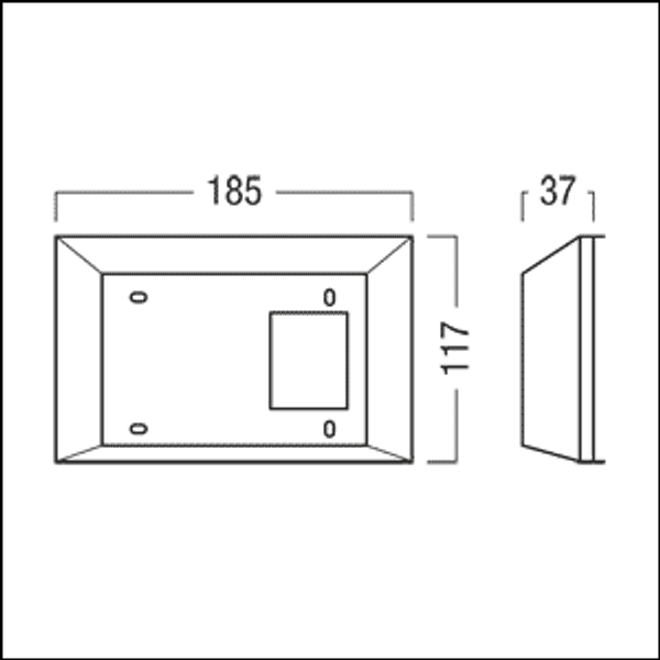 MSW Touchpanel TCI - Sur.-m. housing f. LITECOM Touchpanel TC image 2