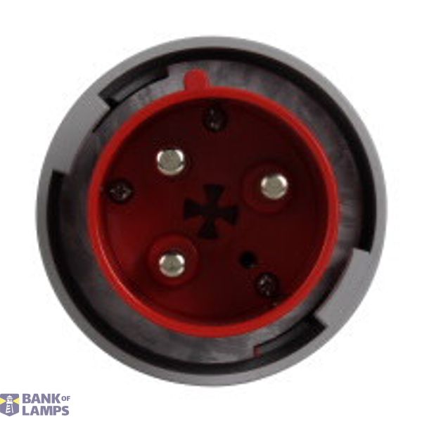 IEC 60309 industrial plug, 20A, 2-wire, 3-pole, Glass reinforced polyamide, 250 Vac image 3