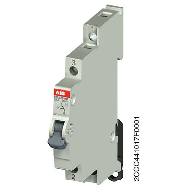 E213-25-001Change over Switch,25 A,acc. to EN 250 V AC,0NO,0NC,1CO, El. Color:Grey, MW:0.5 image 2