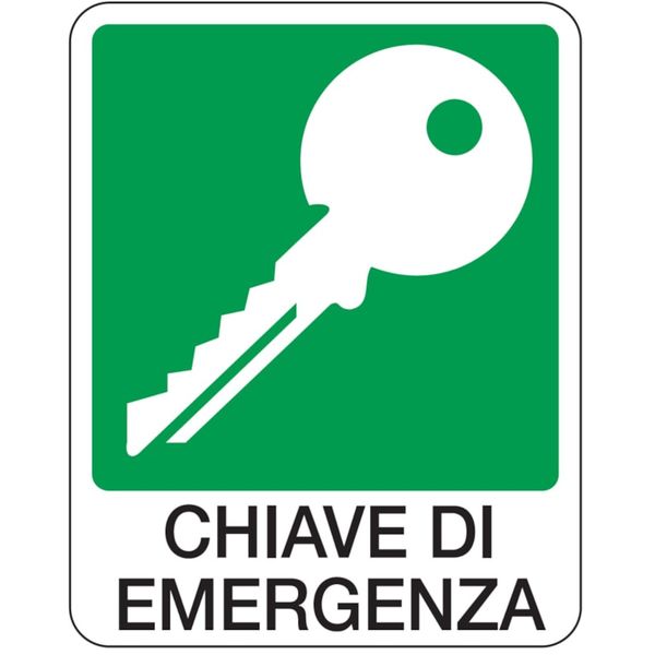 Safety sign - Al - Dimensions: 150x175 mm image 1