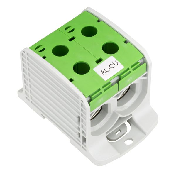 Aluminium /Copper terminal, 1-pole Double green, 185mmý image 4