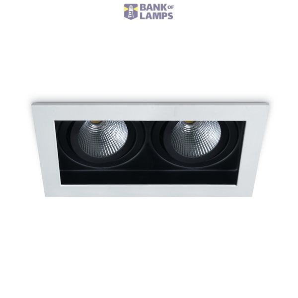 WHITE LED 2x12W WW IP44 700mA 40deg ADJUSTABLE SEMI DARK LIGHT image 2