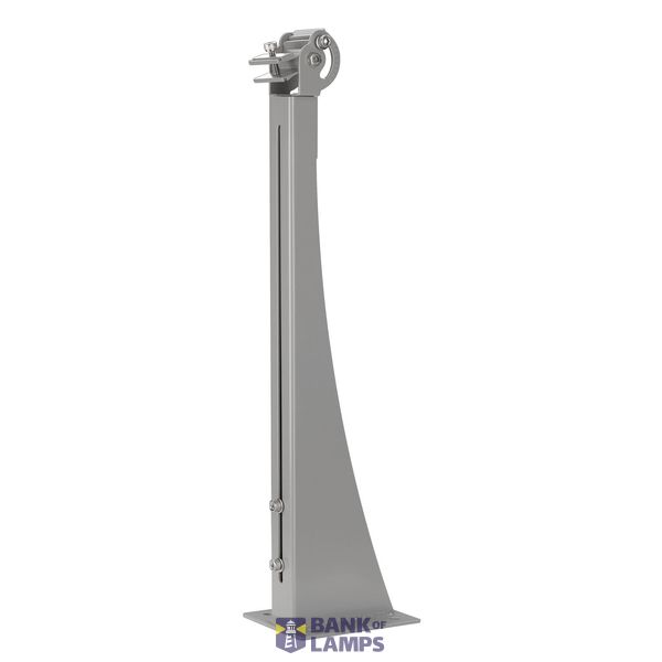 Wall holder for VANO TC and VANO DISPLAY, silver-grey, adjustable, long, 1 pce. image 1