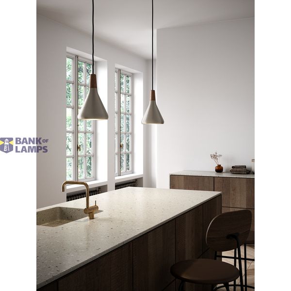 Nori 18 | Pendant | Brushed steel image 2