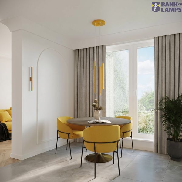 Pendant lamp PASTELO 3P yellow image 7