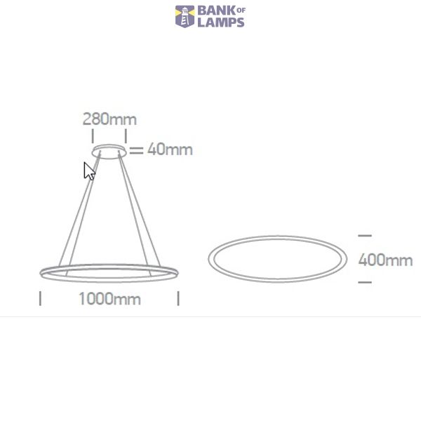 WHITE OVAL 25W WW IP20 230V image 3