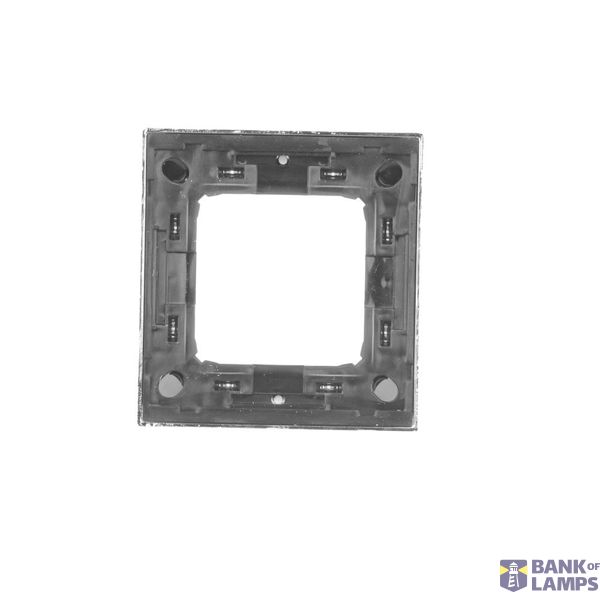 IP44 single socket outlet with shutters and frame seal - transparent flap, 16A, cream white/electro white image 1