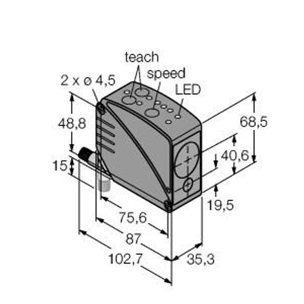 Photoelectric Sensor Diffuse-Mode Laser Sensor (Runtime Measurement)   LT3PUQ image 1